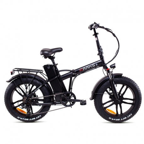 RAAKS BY F.LLI SCHIANO (BIC950) FOLDING FAT E-BIKE (NERO) - BICICLETTA ELETTRICA
