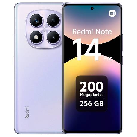 XIAOMI REDMI NOTE 14 PRO 4G (AURORA PURPLE) - SMARTPHONE 6.7