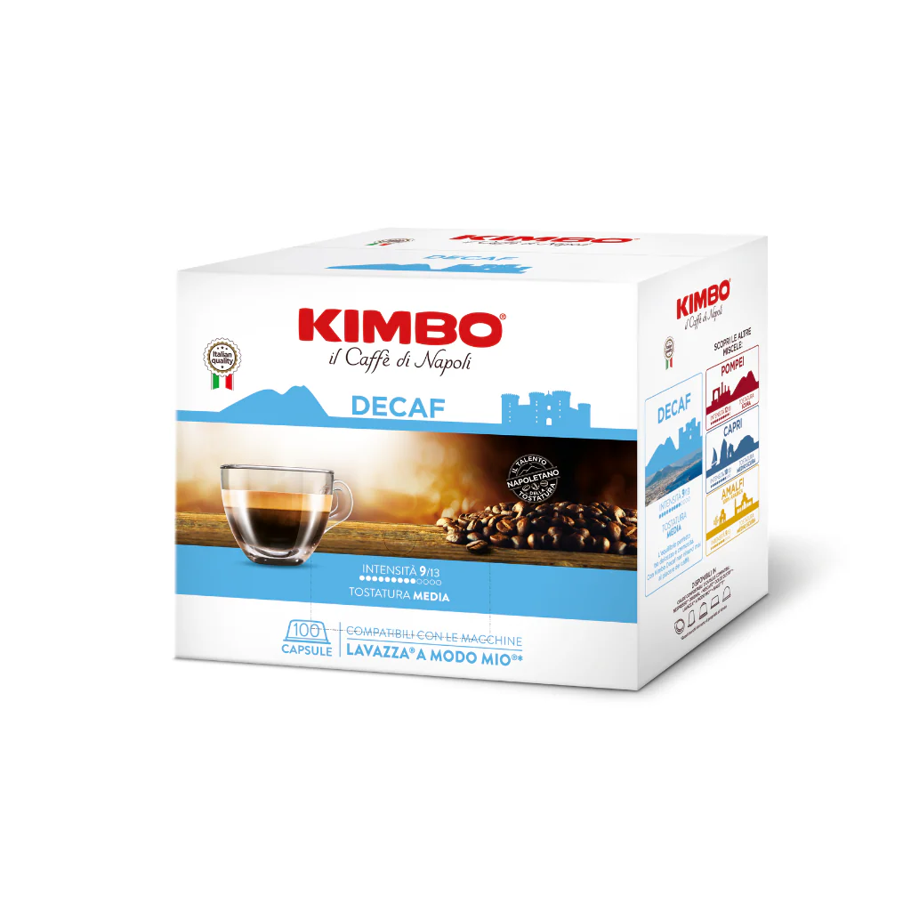 Combo Pack 300 Capsule In Alluminio Kimbo Miscela Decaffeinato  Comp.Con Lavazza a modo mio