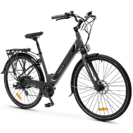 ARGENTO OMEGA (AR-BI-220013) CITY E-BIKE (BLACK) - BICICLETTA ELETTRICA