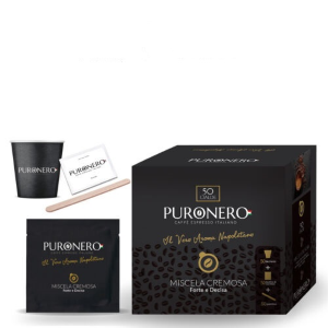 Combo Pack 300 Cialde Puronero Miscela Cremosa (Oro) + Kit Accessori