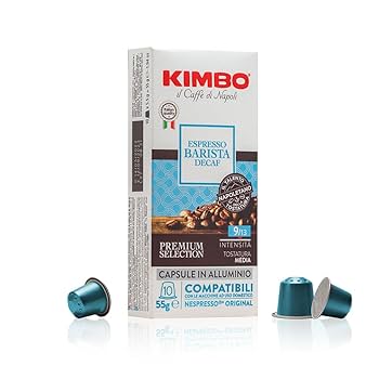 Combo Pack 300 Capsule In Alluminio Kimbo Miscela Decaffeinato  Comp.Con Nespresso