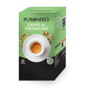 Combo Pack 216 Cialde Puronero Al Gusto Caffè Al Pistacchio 126 Gr