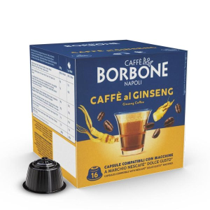 Combo Pack 192 Capsule Caffè Al Ginseng Caffè Borbone Compatibile Con Dolce Gusto - New