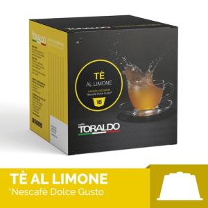 Combo Pack 192  Capsule Caffè Toraldo Al Tè Al Limone Comp. Con Nescafè Dolce Gusto