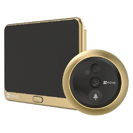 EZVIZ DP2C (ORO) - VIDEOSPIONCINO WIRELESS FHD - DISPLAY 4.3