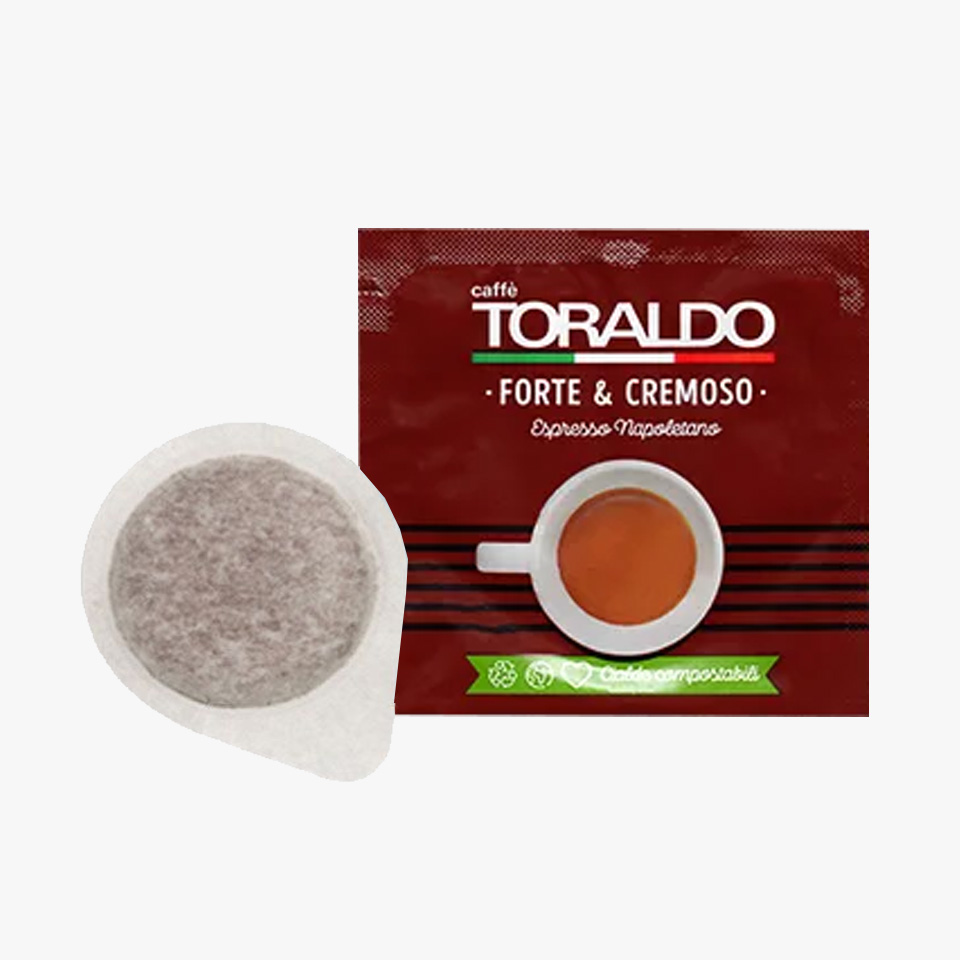 Combo Pack 450 Cialde Caffè Toraldo Miscela Forte e Cremoso