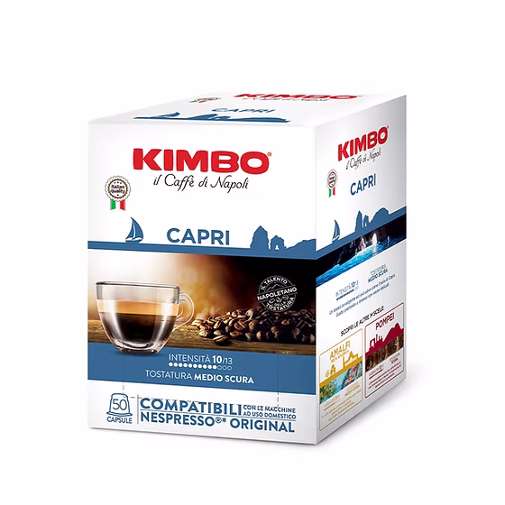 Combo Pack 300 Capsule Kimbo Miscela Capri Comp. Con Nespresso