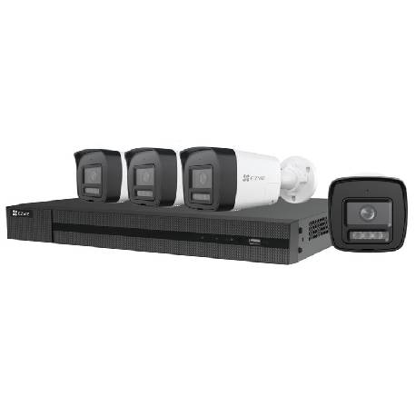 EZVIZ KIT X5K (CS-BN4884) - SMART HOME SECURITY KIT 1 NVR X5K 8CH + 4 TELECAMERE POE H3K
