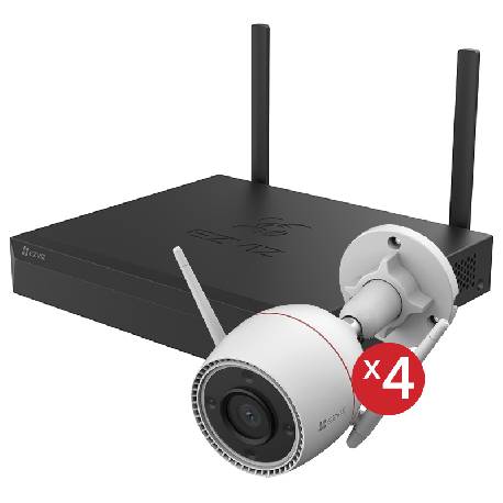 EZVIZ CS-BW3844 - SMART HOME SECURITY KIT 1 NVR X5S 8CH + 4 TELECAMERE WIFI H3C 2K