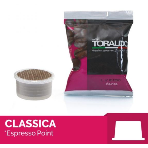 Combo Pack 300  Capsule Caffè Toraldo Miscela Classica Comp. Con Lavazza Espresso Point