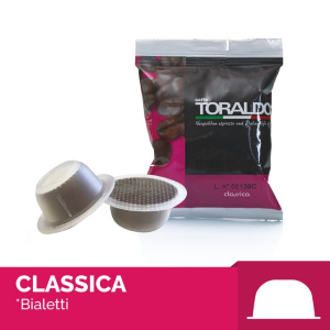 Combo Pack 300 Capsule Caffè Toraldo Miscela Classica Comp. Con Bialetti