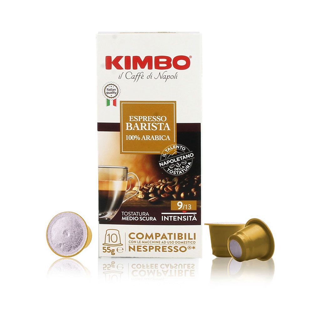 Combo Pack 300 Capsule In Alluminio Caffe Kimbo Miscela Barista 100% Arabica
