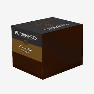 Combo Pack 10 Confezioni Da 10 Bustine Monodose Da 30 Gr Di Cioccolata Fondente  Puronero (Cacao 22/24)