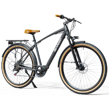 SHARP RIGA (BK-DM03E) CITY E-BIKE (NERA) - BICICLETTA ELETTRICA