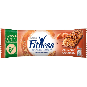 Combo Pack 72 Barrette Fitness Nestlè Al Gusto Di Crunchy Caramel Da 23,5 Gr