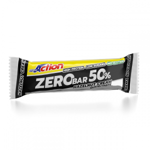 Combo Pack 50   Barretta Iperproteica Zero Bar 50% Da 60 Gr Nocciola Proaction