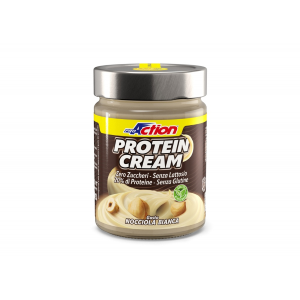 Combo Pack 3 Barattoli Da 300 Gr Di Crema Spalmabile Proteica Alla Nocciola Bianca Proaction