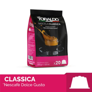 Combo Pack 300  Capsule Caffè Toraldo Miscela Classica Comp. Con Nescafè Dolce Gusto