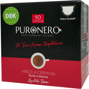 Combo Pack 300 Capsule Puronero Miscela Decaffeinato Compatibile Con Nescafè Dolce Gusto