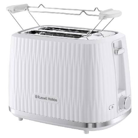 RUSSEL HOBBES 27370-56 - TOSTAPANE - 800W - PLASTICA/DETTAGLI CROMATI - BIANCO
