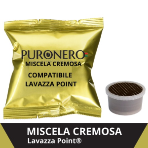 Combo Pack 300 Capsule Puronero Cremosa Compatibile Con Lavazza Espresso Point