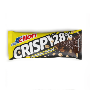 Combo Pack 50 Barretta Iperproteica Crispy 28% Da 40 Gr Arachidi Salate Proaction