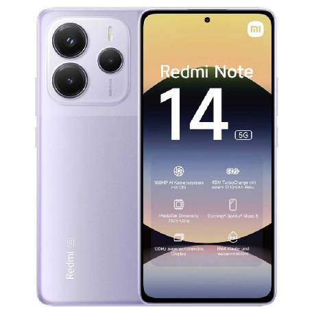 XIAOMI REDMI NOTE 14 5G (LAVENDER PURPLE) - SMARTPHONE 6.7
