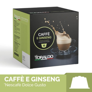 Combo Pack 192  Capsule Caffè Toraldo Al Caffè E Ginseng Comp. Con Nescafè Dolce Gusto