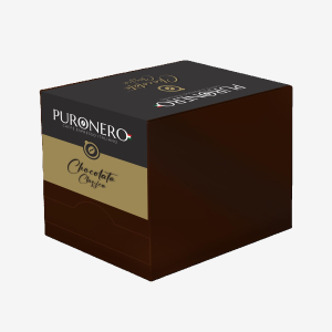 Combo Pack 10 Confezioni Da 10 Bustine Monodose Da 30 Gr Di Cioccolata Classica Puronero (Cacao 22/24)