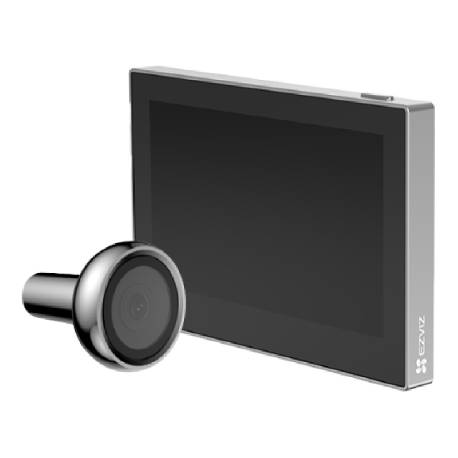 EZVIZ HP2 (CROMATO) - SPIONCINO SMART 2 MP - WIRELESS - DISPLAY A COLORI 4.3