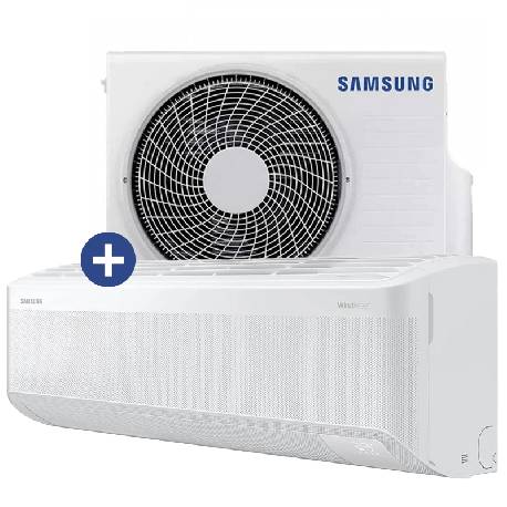SAMSUNG WINDFREE AVANT S2 15.000 BTU (U.I. + U.E.) - CONDIZIONATORE - 4,4KW - WI-FI - AI (AR70F15C1AWNEU + AR70F15C1AWXEU) - A++/A++ - CON SOLARCELL