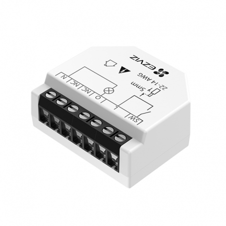 EZVIZ T35W - RELE' WI-FI 1 CANALE - TIMER ED AUTOMAZIONI - COMPATIBILE ASSISTENTI VOCALI
