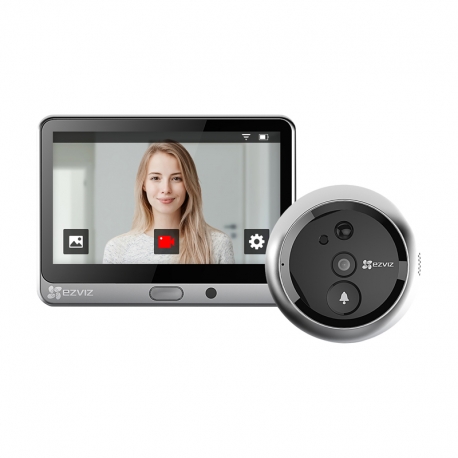 EZVIZ DP2 - VIDEOSPIONCINO TOUCH WIRELESS 2K - DISPLAY TOUCH 4.3