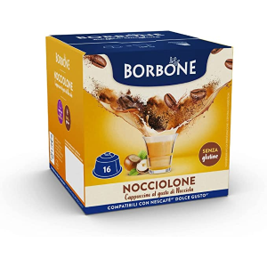 Combo Pack 192 Capsule Caffè Borbone Nocciolone Compatibile Con Nescafè Dolce Gusto