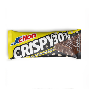 Combo Pack 50 Barretta Iperproteica Crispy 31% Da 40 Gr Cioccolato Ciocco-Cocco Proaction
